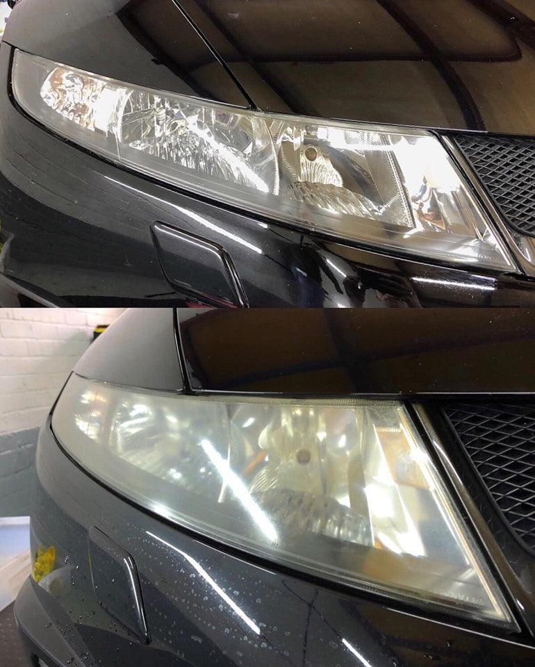 Another headlight restoration on a Honda Civic Type R