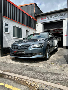 Skoda Superb having RTS Performance discs and pads fitted