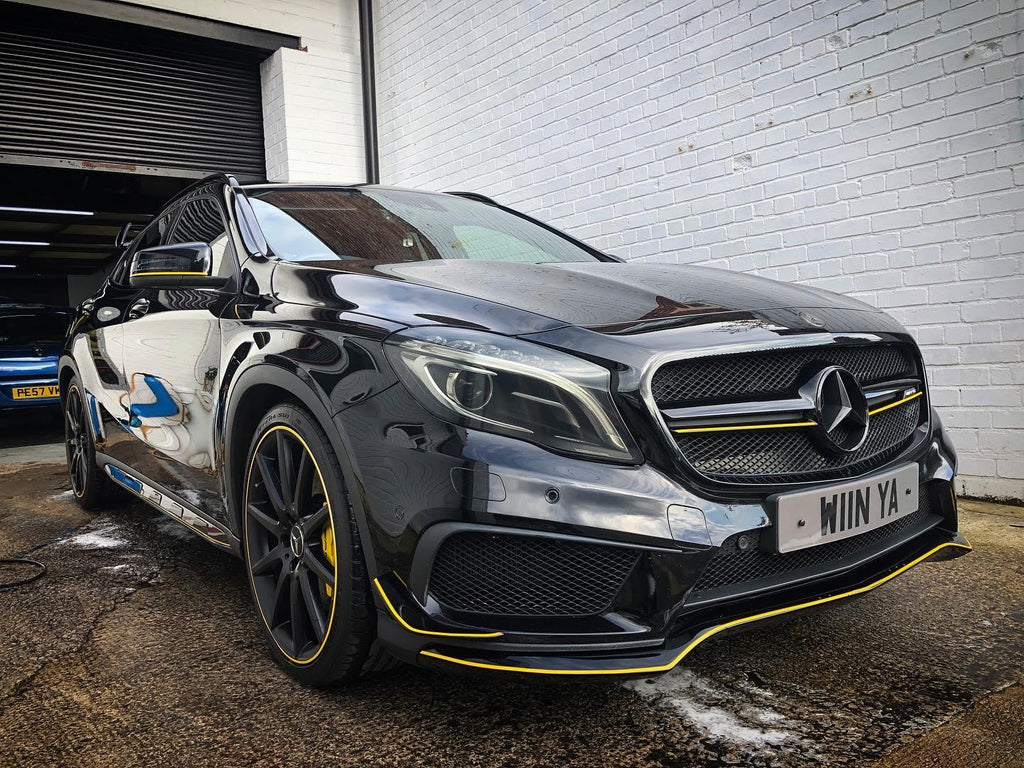 Mercedes GLA45 in for a maintenance wash