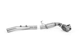 Milltek Downpipes De-cat and Sports Cats - VW Golf Mk8.5 GTI/Clubsport