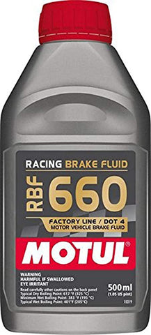 Motul RBF 660 Factory Line Fully Synthetic DOT 4 Racing Brake Fluid - KWJ Performance